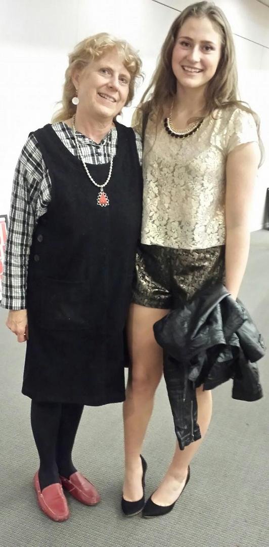 My niece and me at UCLA-Jan. 2015