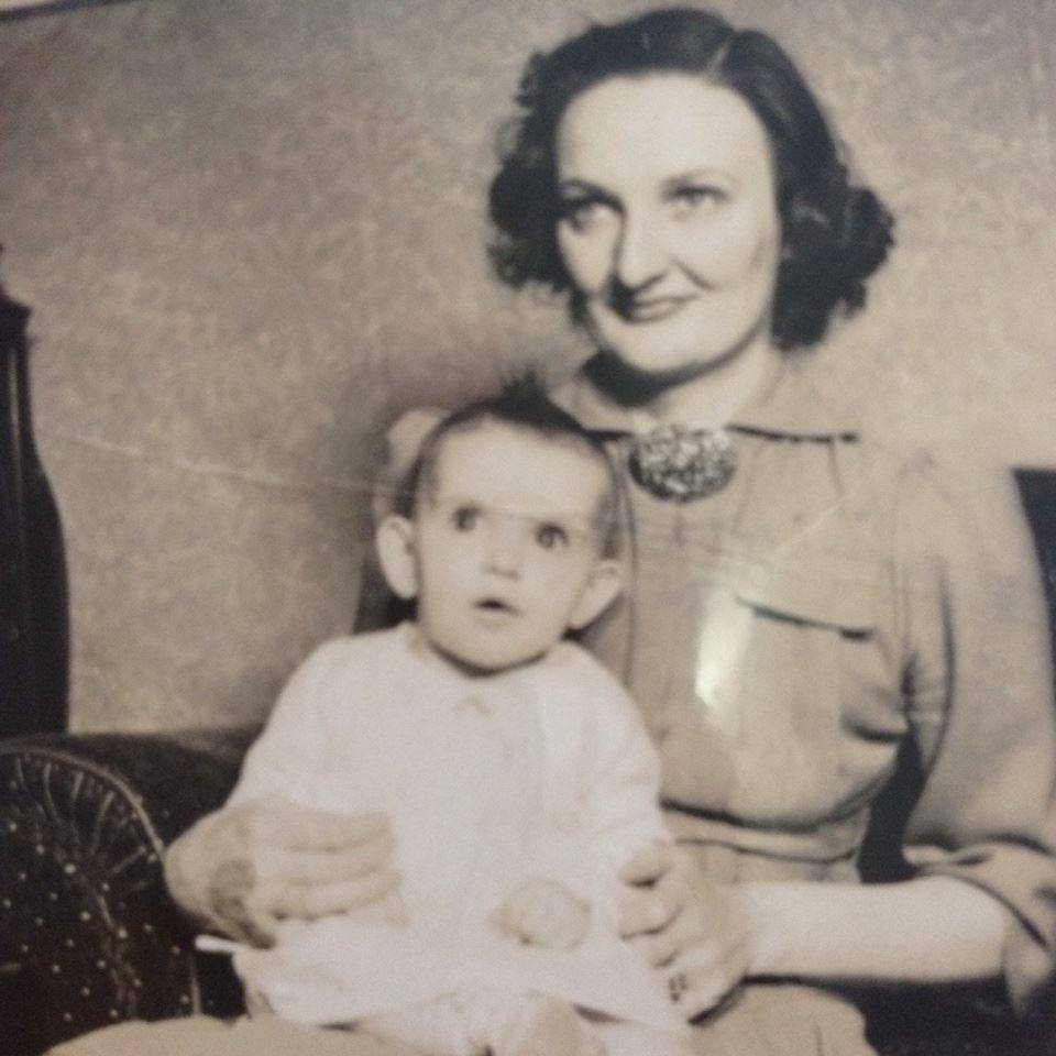Mom and Barbara, 1941