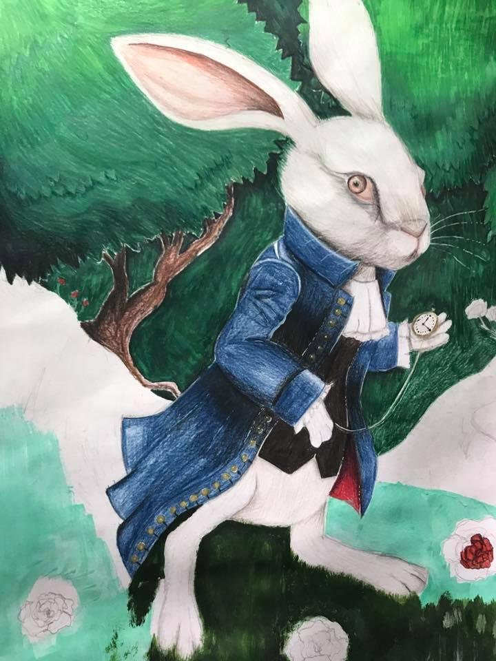 Luiza está desenhando bem!