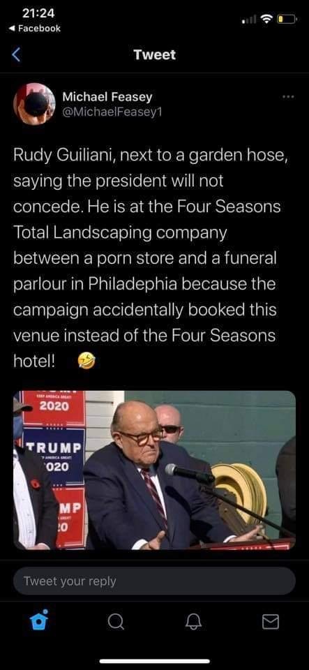 It just writes itself. Just wow.