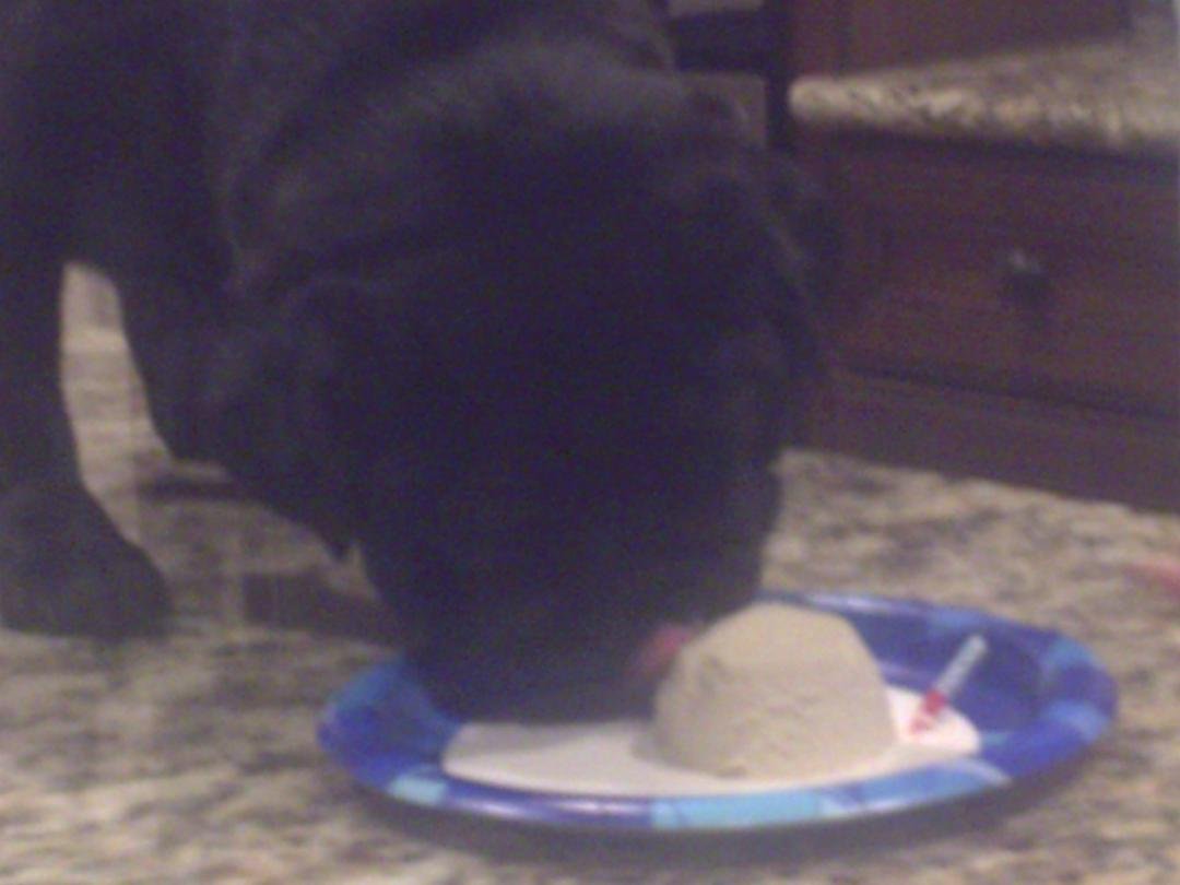 Sorry I couldn't share some ice cream with you.