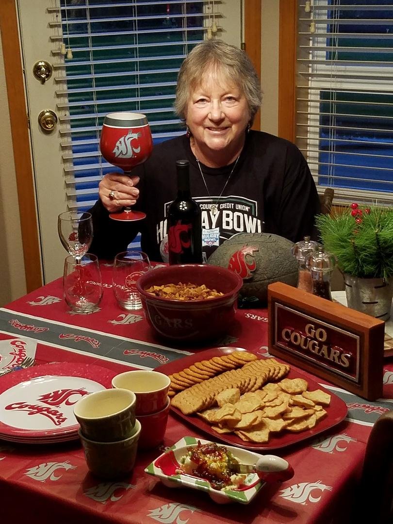 Getting close to game time! Go Cougs!🏈🍷🏈