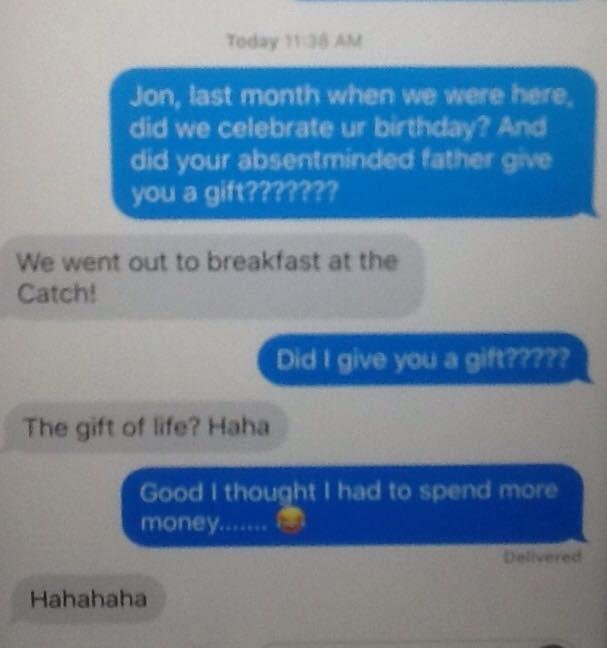 Conversation this morning, funny.😘