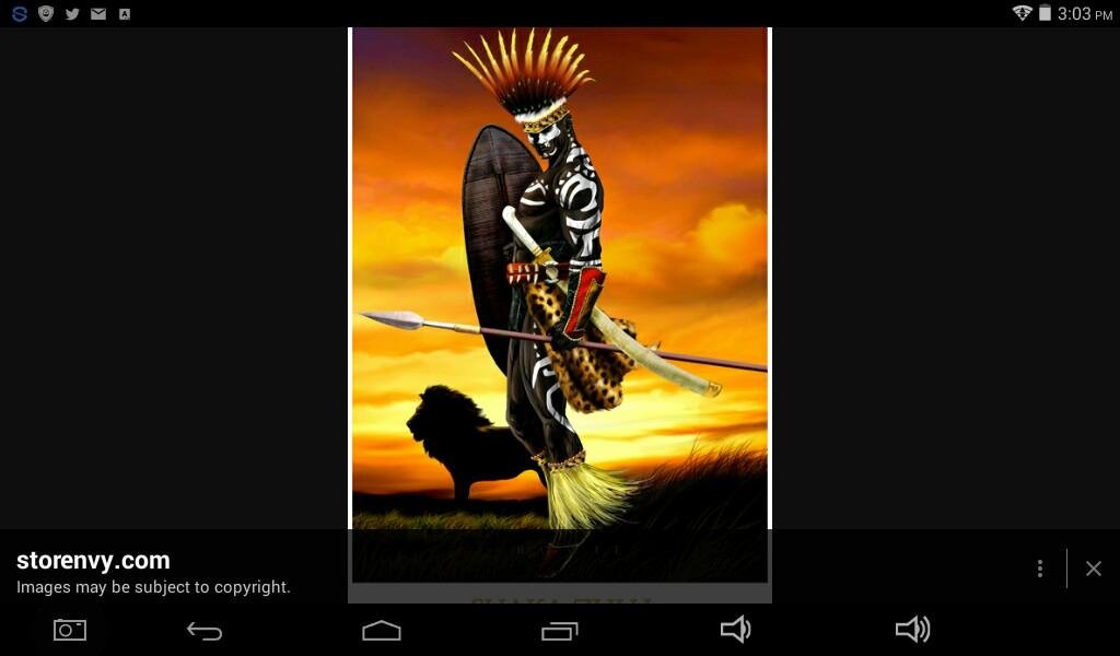 SHAKA ZULU,ANOTHER GREAT WARRIOR>