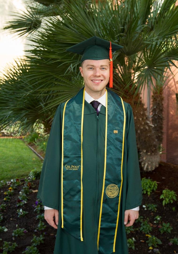 Proud of our Grandson, a newly minted Engineer.