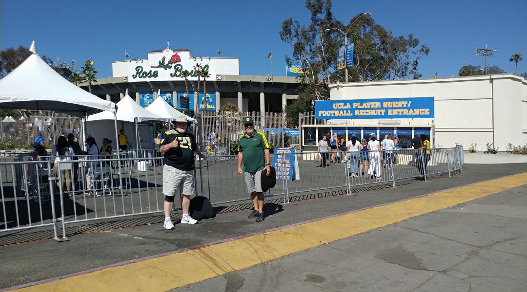 And Greg at the UCLA game this last year
