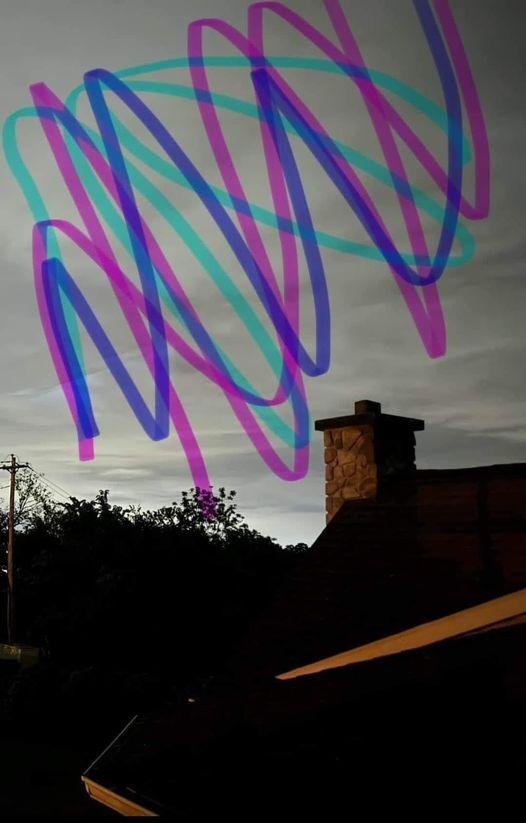 My photo of the Northern Lights viewed from my deck in Castro Valley!
