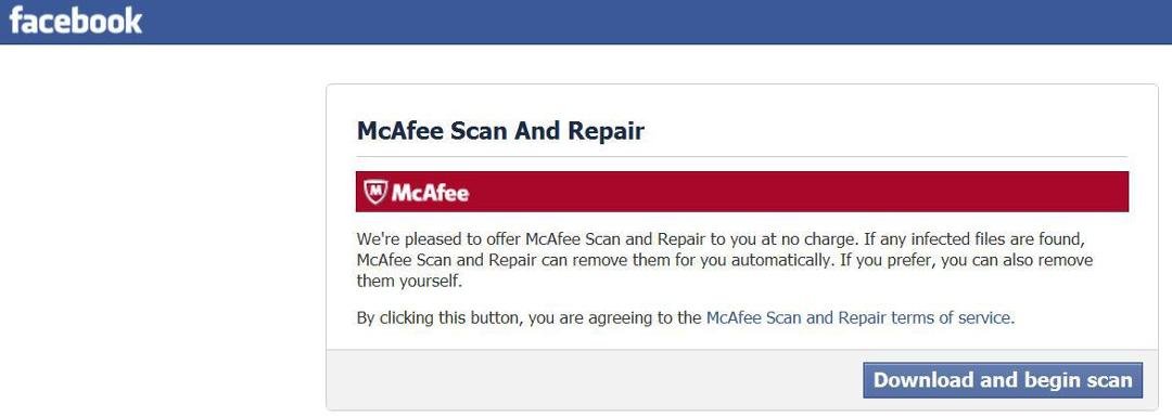 This is what google and facebook is making me do, to log on to facebook...I have to download mcaffee, and run a scan, because I "might" have a virus...they said, my password does not work.....If I use opera no problem