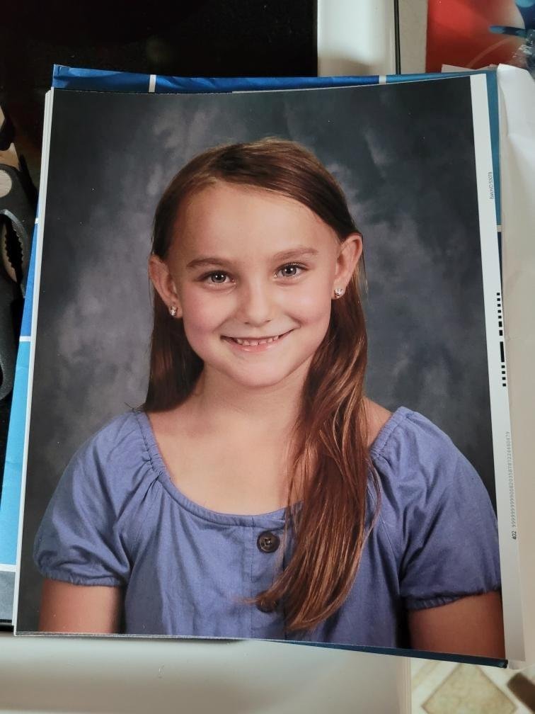 Was just sent this from her mother. Can't believe how time has flown. First grade already. Love her so much. ❤
