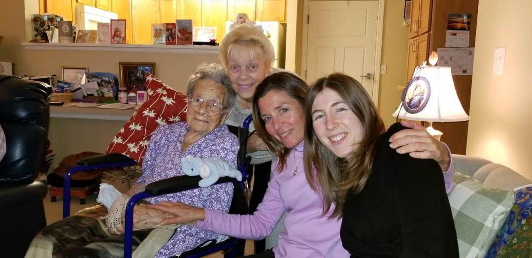 My Grandmother on my father’s side passed away in her sleep this morning. She was about 100 + 3/4 years old. This was one of the last photos of her taken during Thanksgiving just this last week with some of my family. Sh
