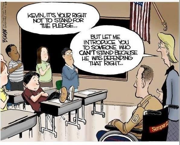 A very powerful cartoon . . . please keep it going.
This should be posted in every school Canada and the USA.
