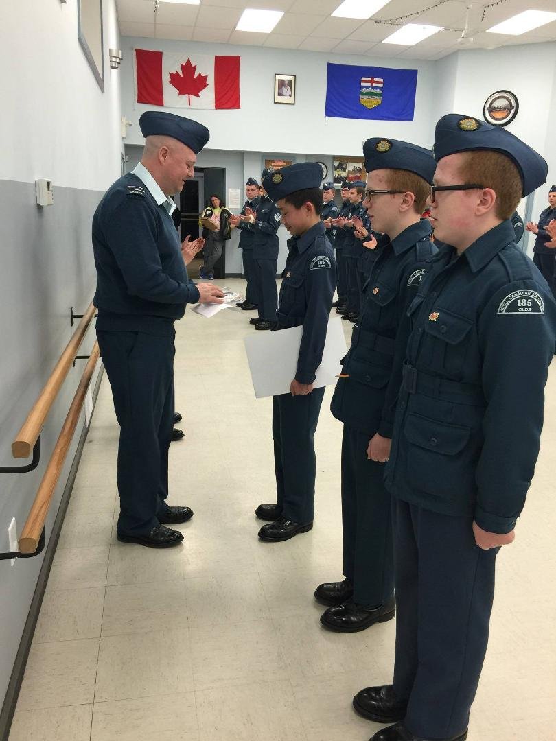 My young men got their first promotion as a Cadet. Great job guys.😊