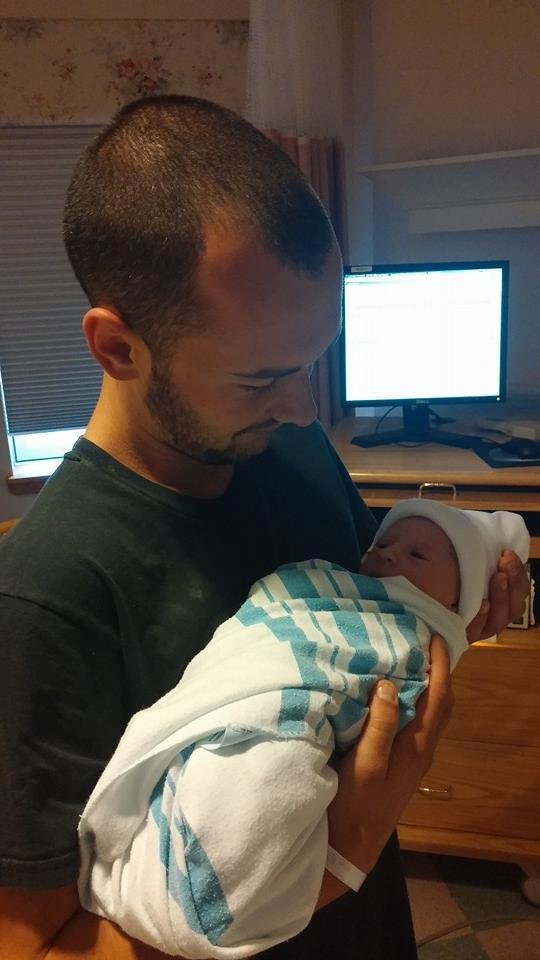My son with his beautiful daughter, how blessed we are.