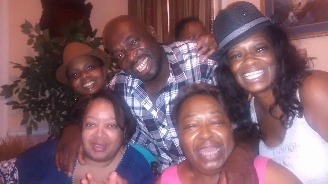 Flossie' s Birthday party , 2016 with Boo(missing him), Delilah, Brenda and Andrea