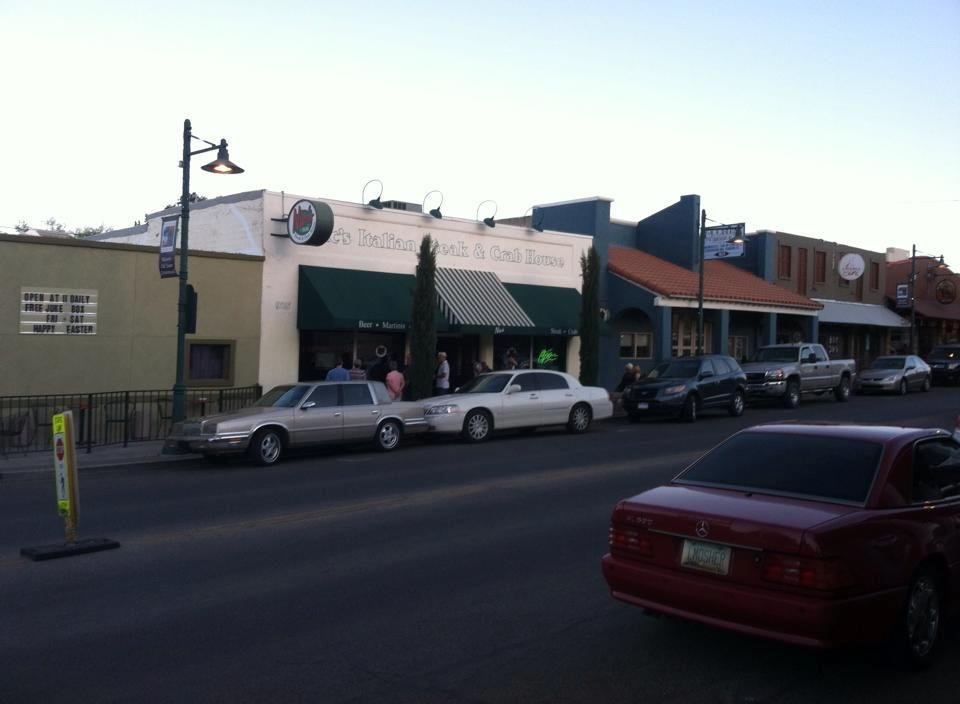 Great meal at Italian restaurant in Cottonwood, Az. Staying at the historical Cottonwood Hotel.