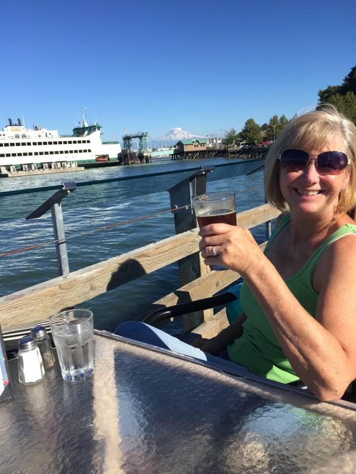 At Point Defiance Anthony's with you-know-who! Many "important" things to discuss tonight as we enjoy this beautiful Pacific Northwest evening...this will be a verrrrry leisurely dinner. 😎
