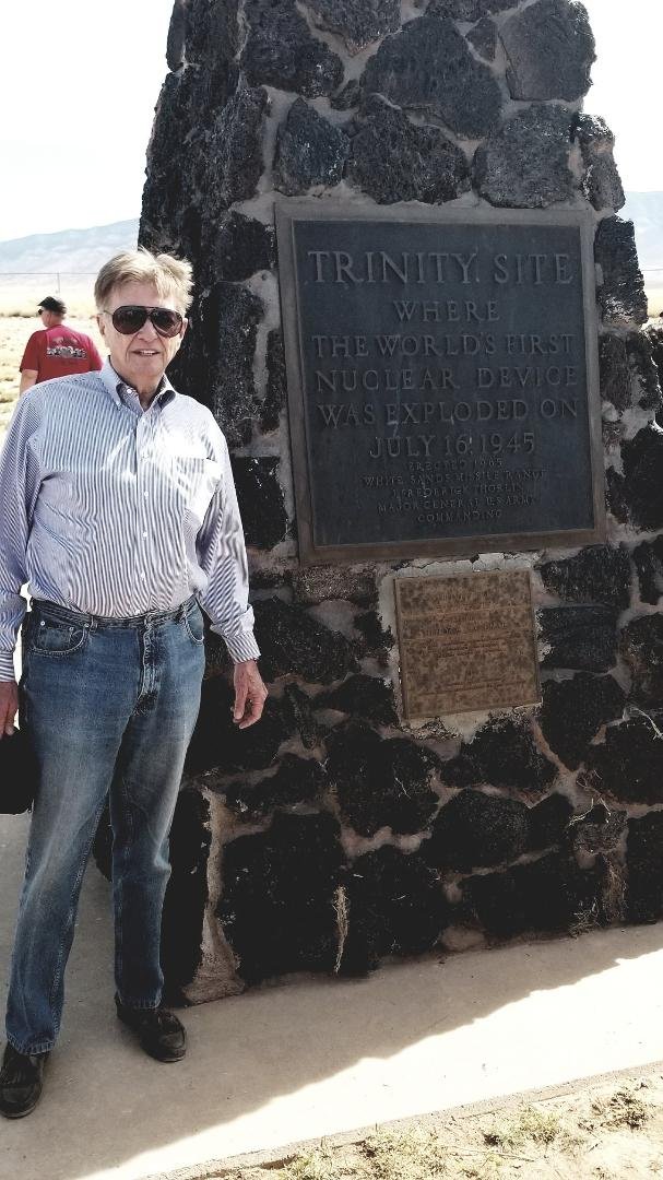 April 7 2018 at Trinity Site in New Mexico