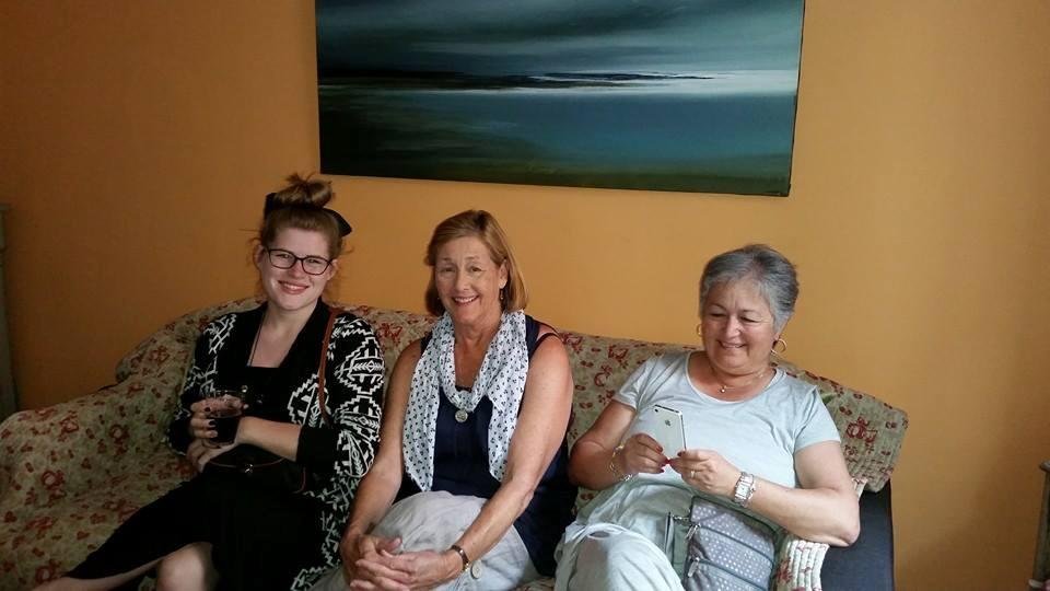 A nice time at Jill 's house.