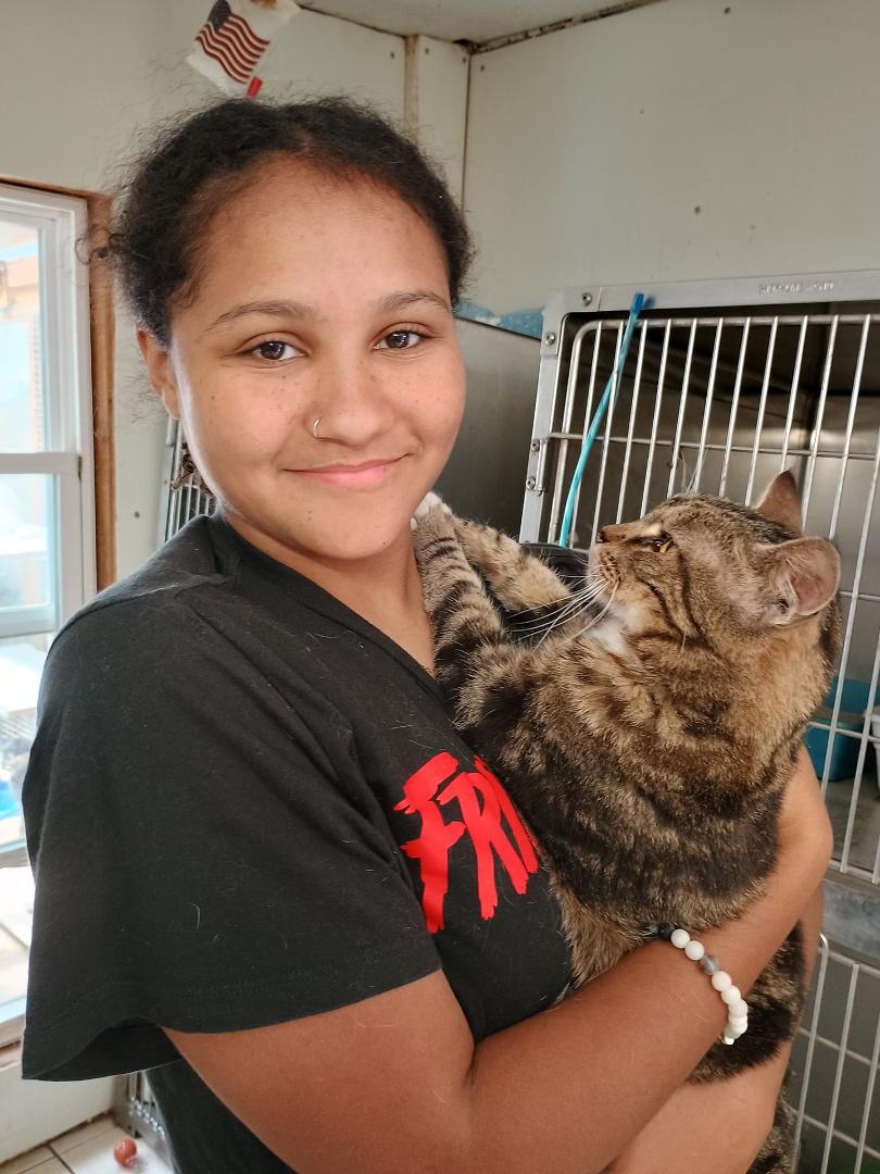 Holly got a pleasant surprise
after she captured the heart of her new bestie. Adopted today from LAPP.