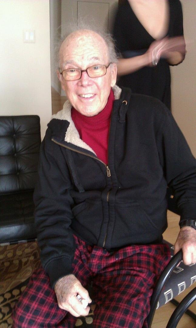 My brother, Gary, home from the hospital for a visit to enjoy Christmas with the family.