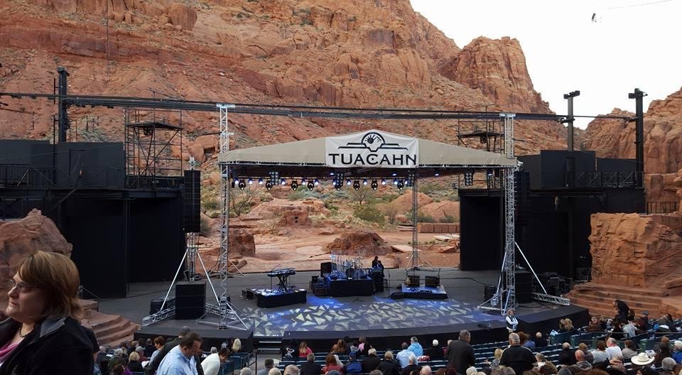 Waiting to see Air Supply on 3/26/16 at our local outdoor theatre.