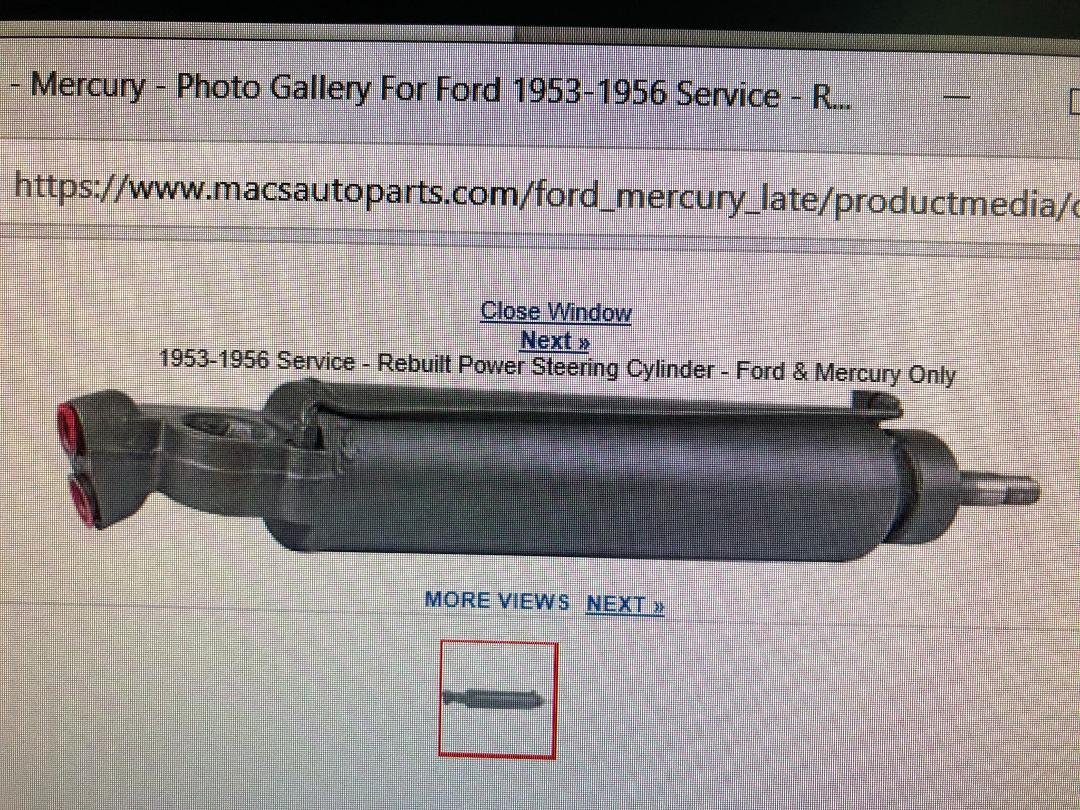 Selling car power steering cylinder cylinder 1953-1956 ford292-312 engine new asking $300.00