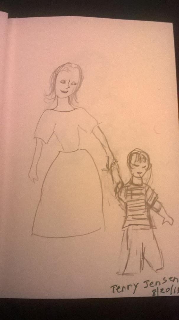 Ran into son old sketches of mie ! This one is unfinished and still needs some work on .