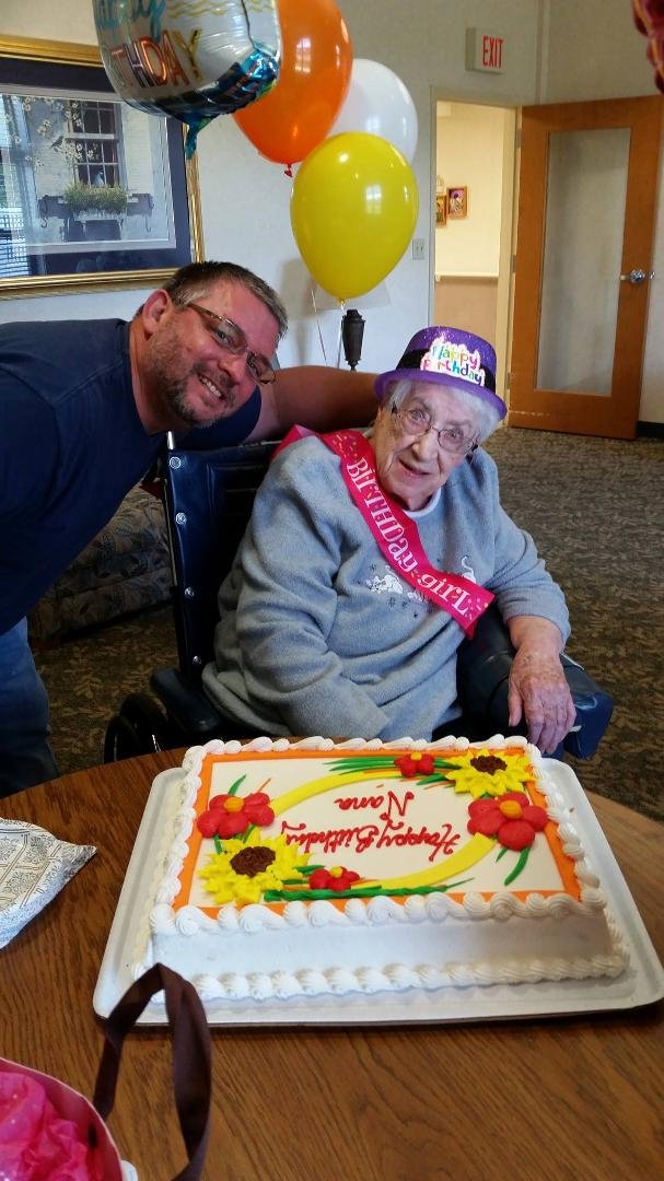 Happy 94th birthday mom...it was a fun day...