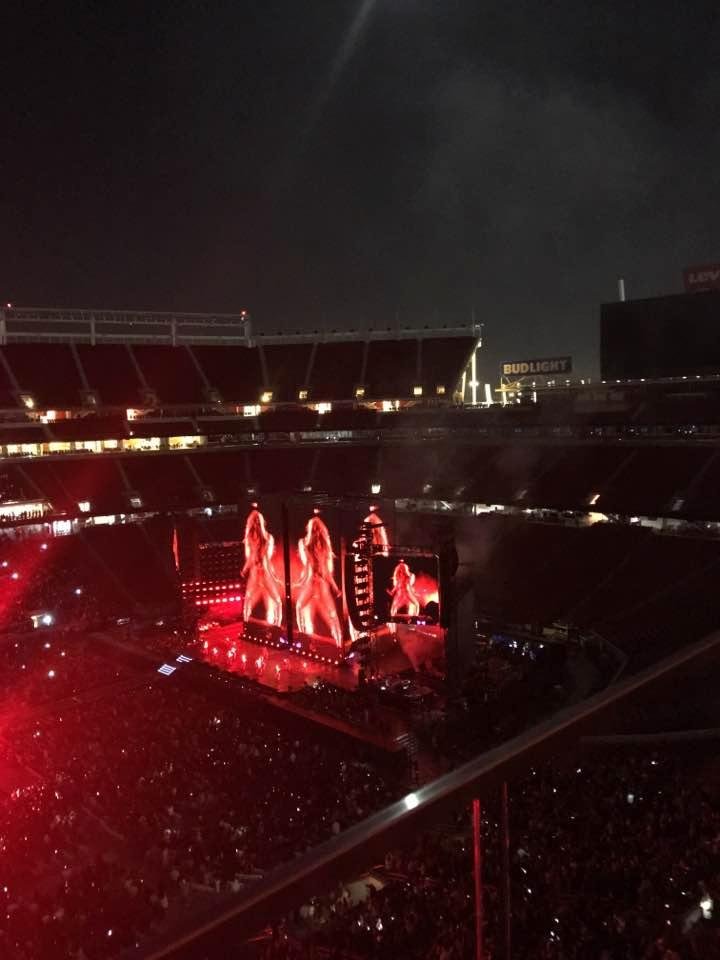 Beyoncé at Levi Stadium!!