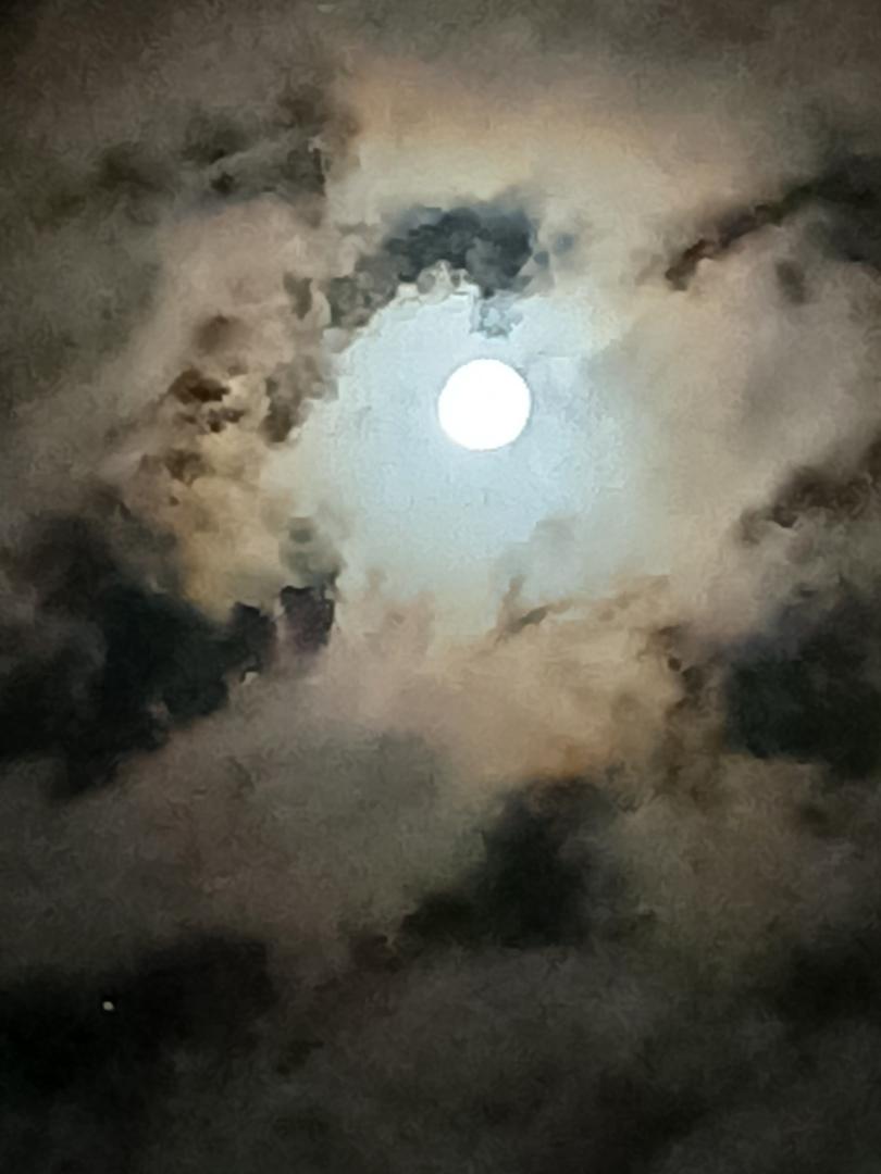 This is the moon at 2:30 this morning. It was so georgous.