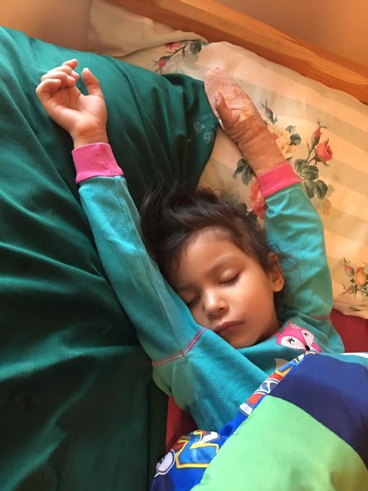 Loving this pic of my youngest niece crashing after an Easter sugar high. lol ❤️