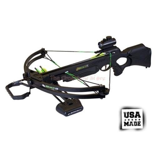Brian Collins This is Haley's bow it's a Barnett Wildcat C5 Crossbow with red/green dot sight.