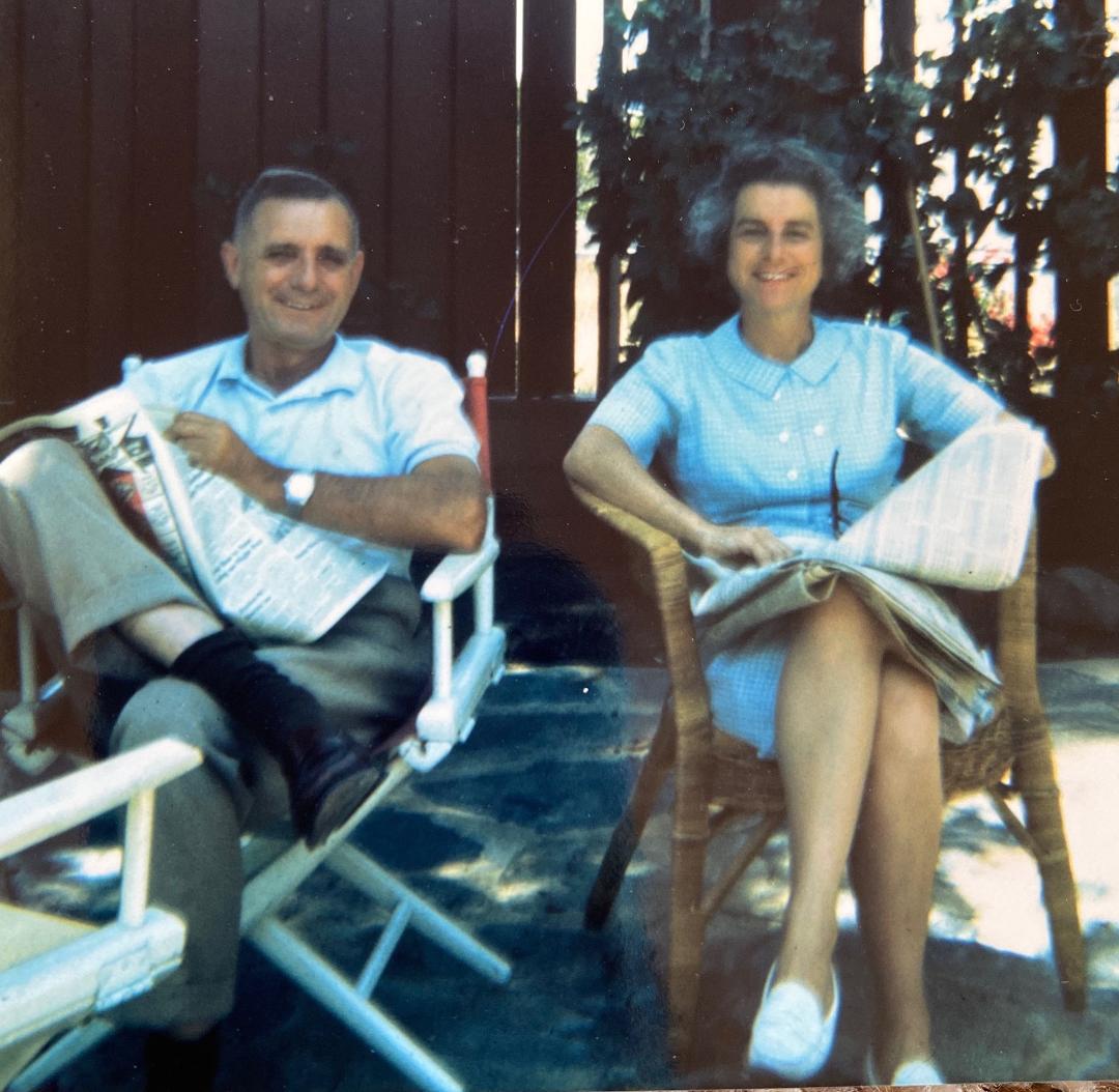 My mom with my dad in 1966 in lovely Camp Pendleton. I miss her so every day. We sadly lost her way too soon. To those out there with living moms, just treasure your precious time with her.