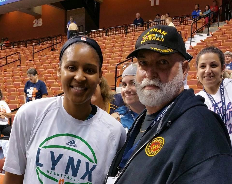 Maya Moore. & look who's in the photo
