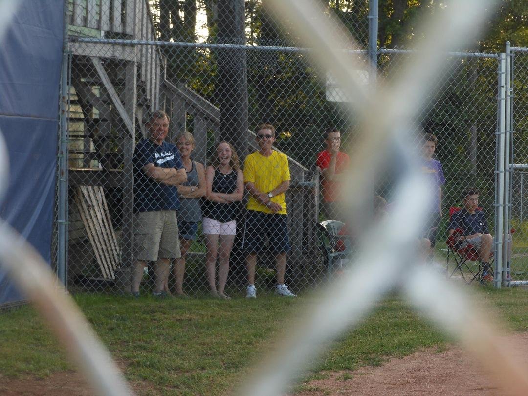 The Best Fans Ever....Watching the All Star Game OOB 11-12 yr. olds first game tonight!