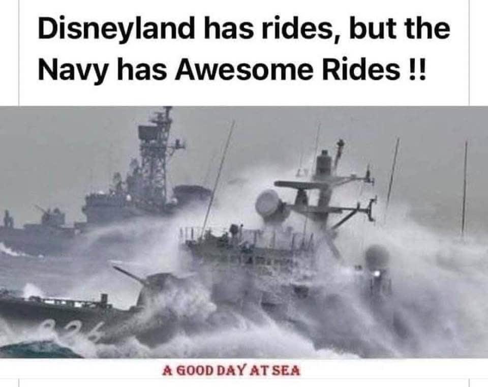 Sea legs needed