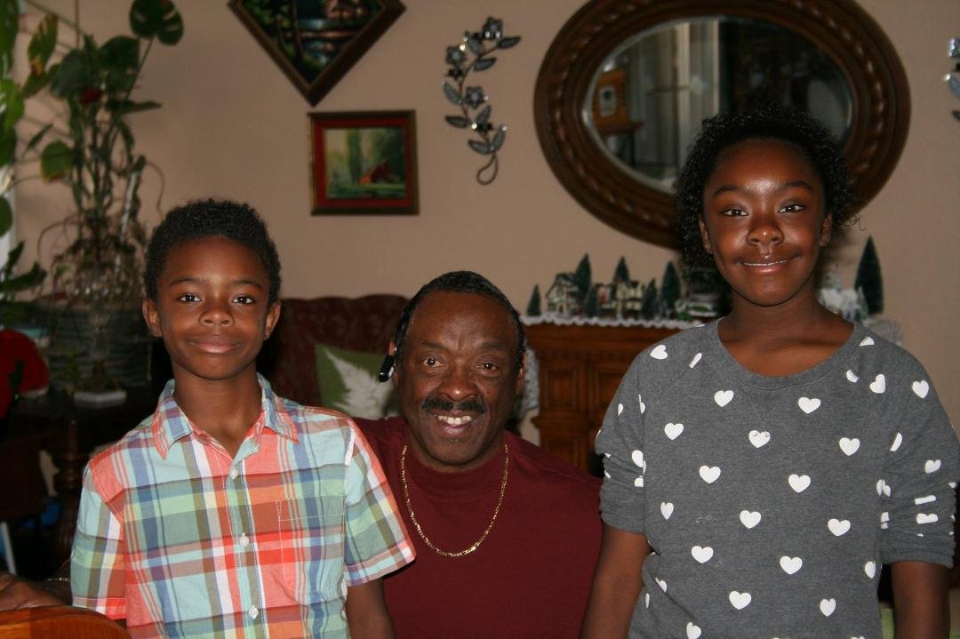 Grand pa and Grand Children