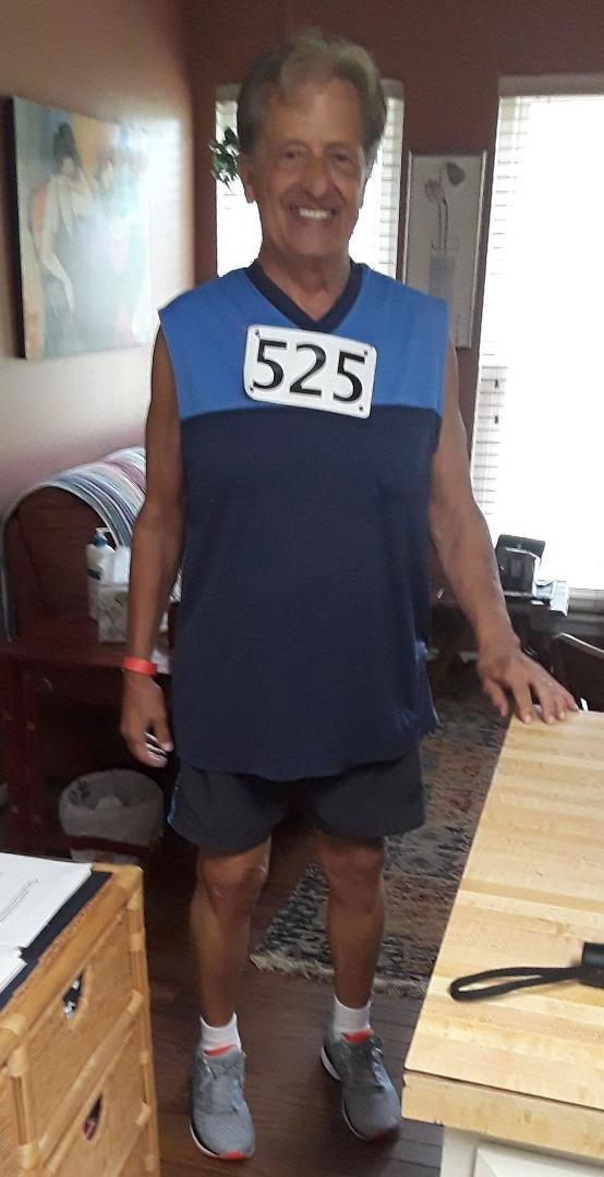 Just back from the first day of the Maryland Senior Olympics. This was the first held in 2 years and the first for my new knees.  No medals and nothing strained or broken.  "To participate is to win!" 

Oh yeah, my pandemic