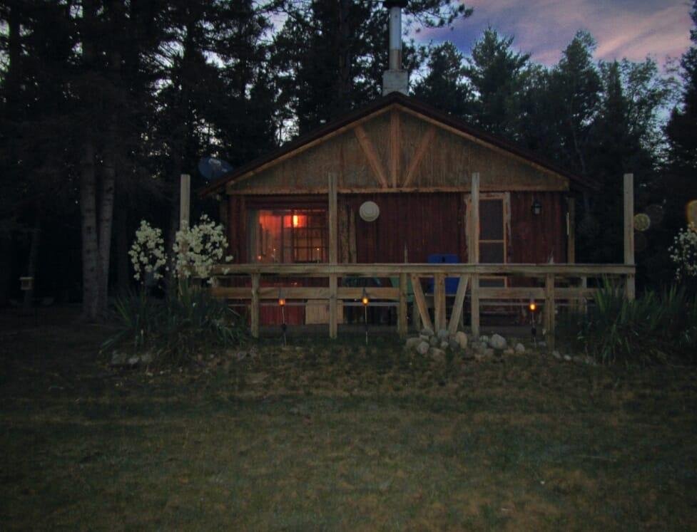 Good night from the Carufel Cabin