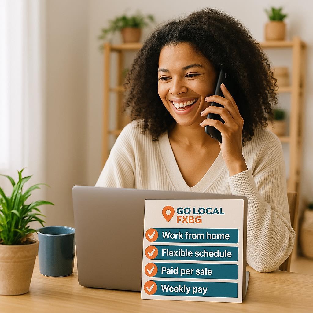💸 Looking to make money from home?
We’re building a small team to help with the Go Local FXBG Mailer — and if you’ve got hustle, this is your shot.
You’re already home… why not turn that time into income by helping loca