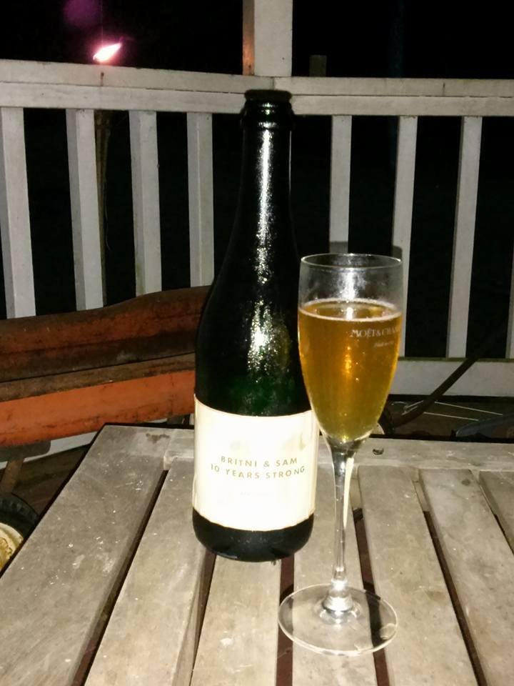 Happy 4th! Enjoying the gift from the groom from son Sam and new daughter Britni's wedding! It was a great time in Ohio last weekend and the great time continues in Tennessee. The road goes on forever and the party never en