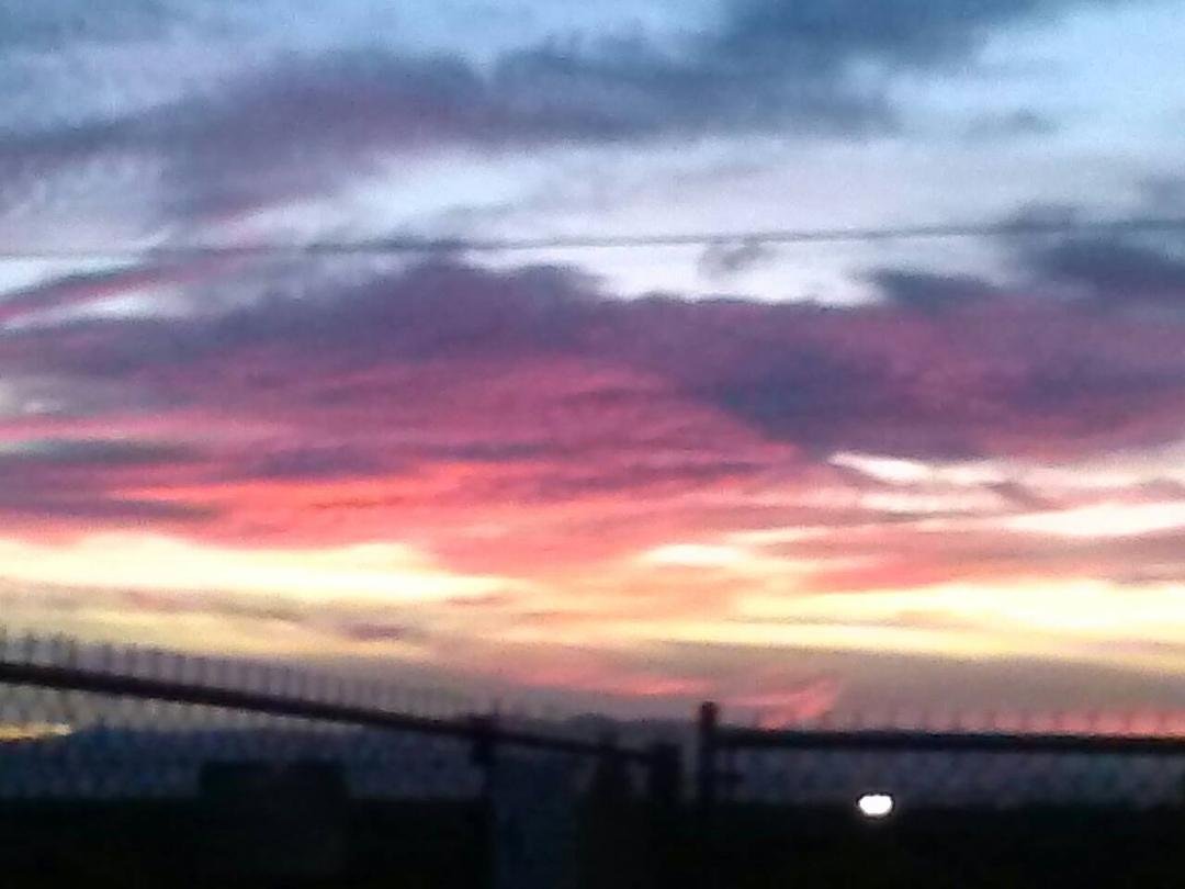 Our beautiful sunset
Waiting for the eclipse and blood moon. Or course its clouding over! So will see.