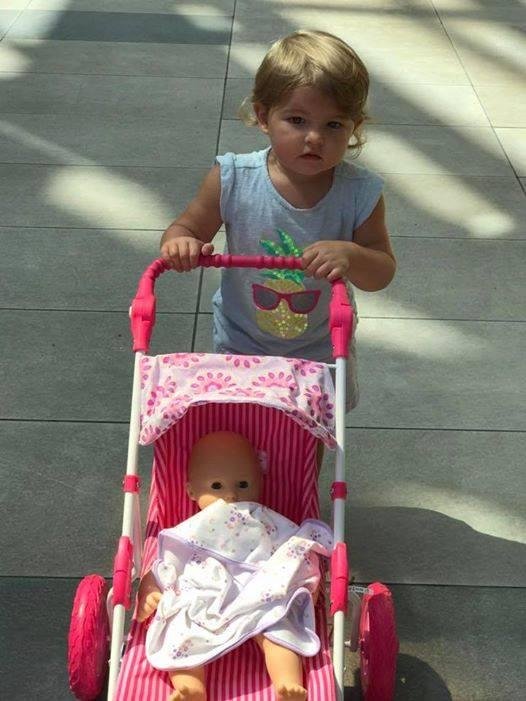 Our sweet grand daughter is 2 today! Happy Birthday little Kaylee.