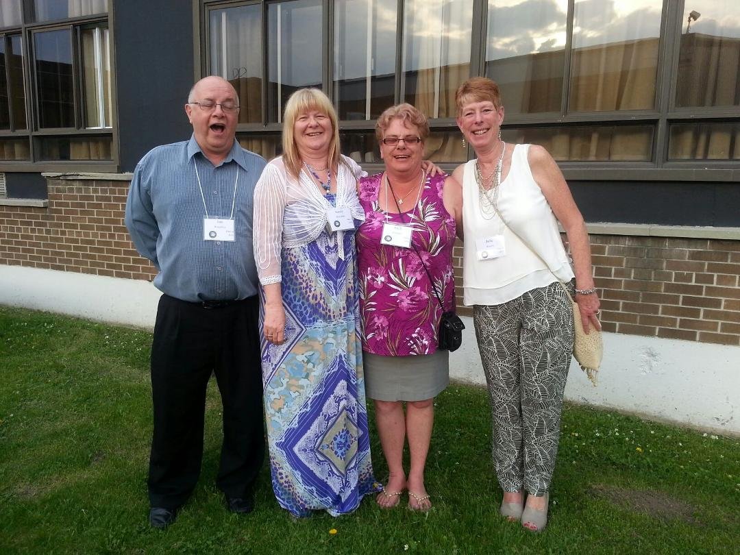 Ian,Sandy, Barb,Julie at Riverdale reunion