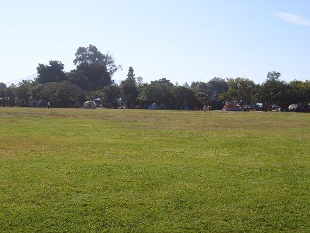 Campground adjacent to park.