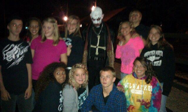 What a group!! Haunted train!!