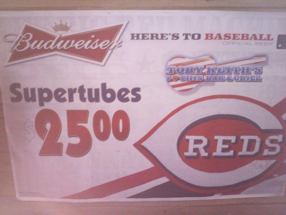 Celebrated dinner before  Cincinnati Reds game Friday night Reds Win walk off home run.. GO REDS