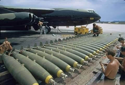 This aircraft being loaded during linebacker 1972!! Guam !