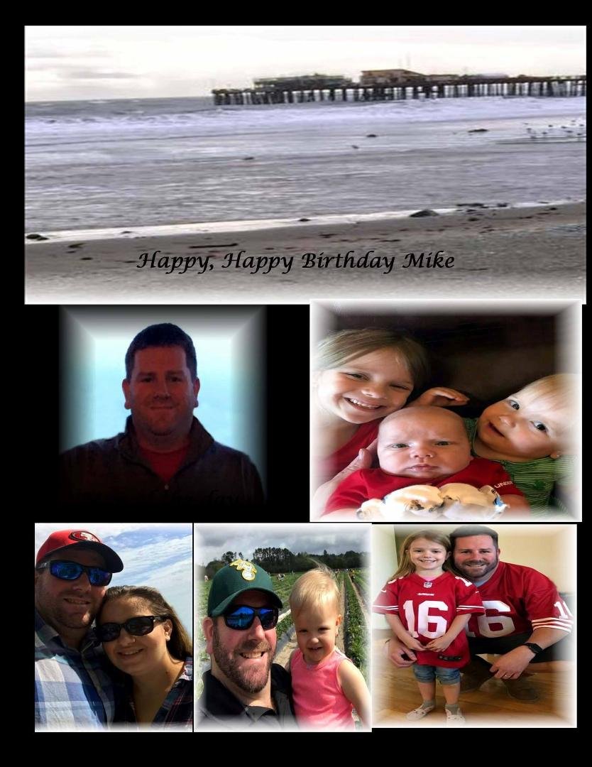 October 7th is the birthday of a "very special" man. My grand daughter's husband is having a "birthday". He is a wonderful man, husband and father! Happy Birthday Mike, I hope you have a wonderful day!!!! click on pictu