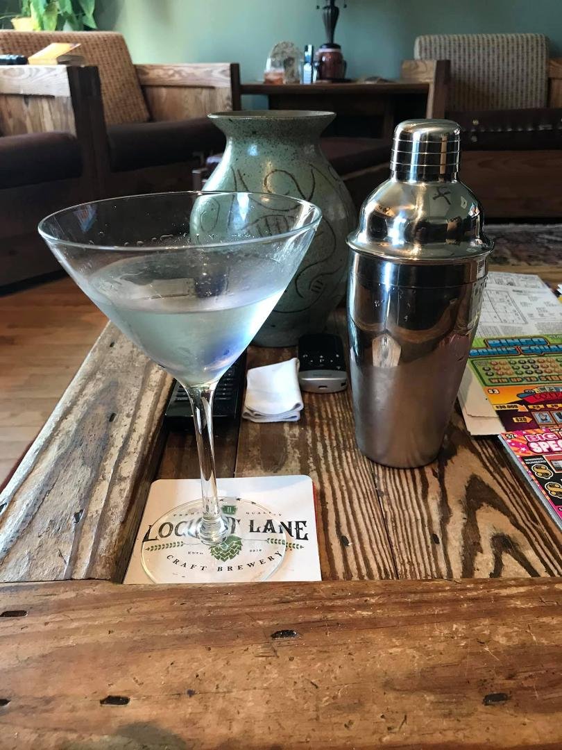 De-stressing after another tough day in quarantine! We all have to do our part🤪🍸